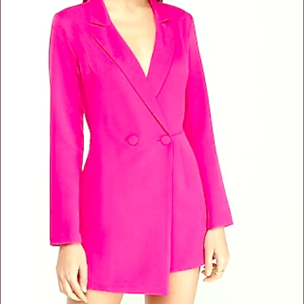 Double Breasted Blazer Romper